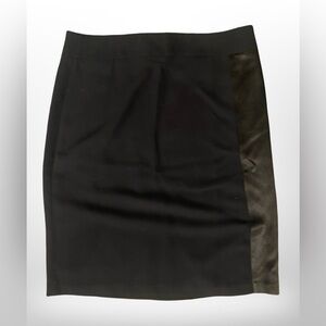 Gap Tuxedo Stripe Skirt - Black